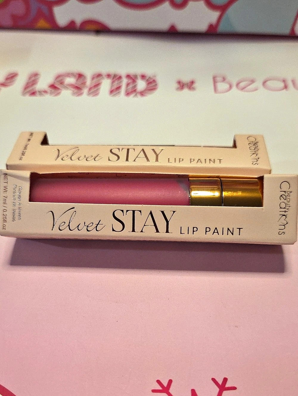 Beauty Creations Velvet Stay Lip Paint Color Pink Poise NWT